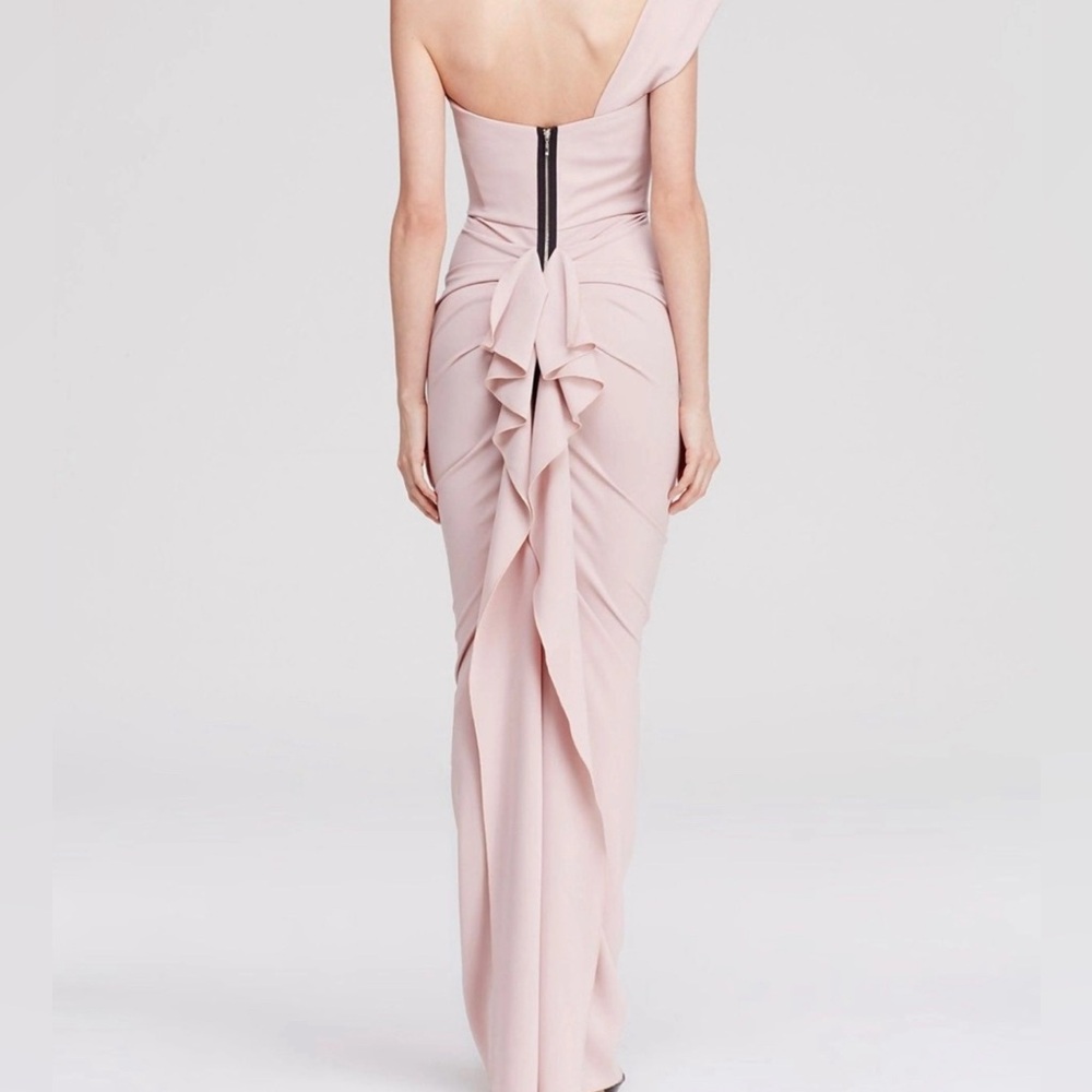 Nicole Bakti One Shoulder Gown